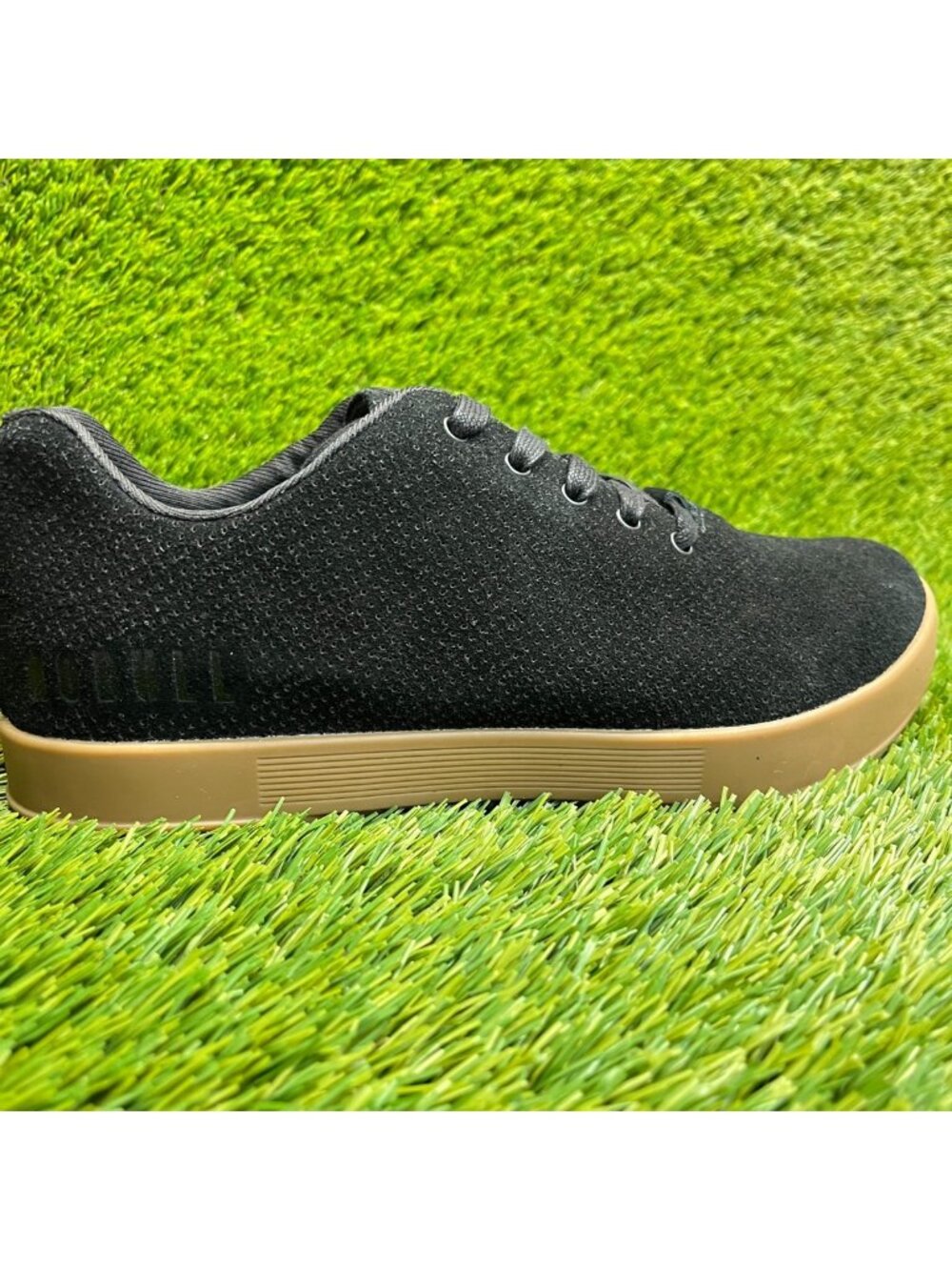 NoBull Canvas Trainer Mens Size 8.5 Black Gum Athletic Running Shoes Sneakers
